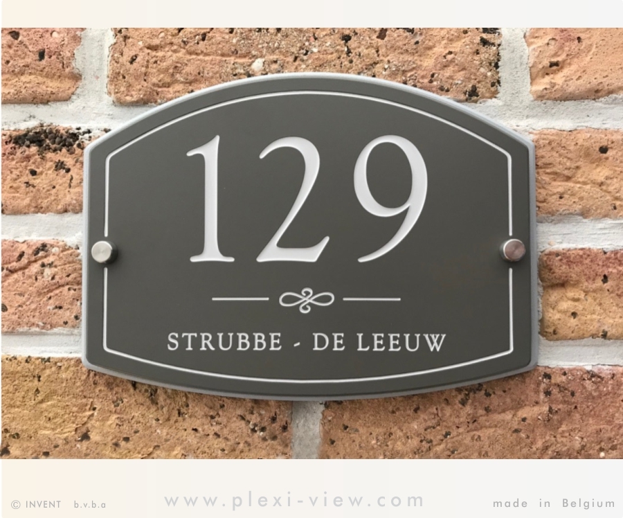 Numéro de maison, plaque nominative Cottage COUNTRY AVEC ÉDITEUR EN TEMPS RÉEL