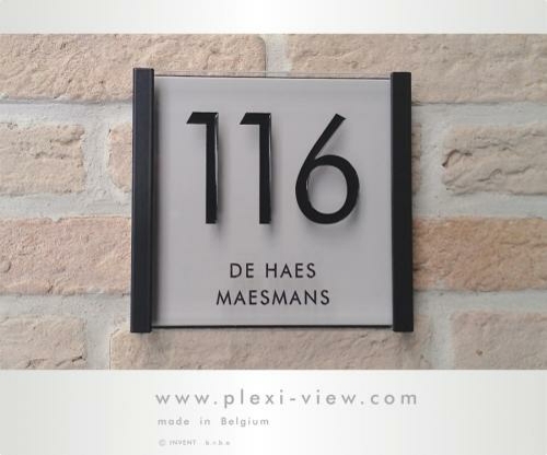 House sign Modern CITY 02 V House sign Modern CITY 02 V
