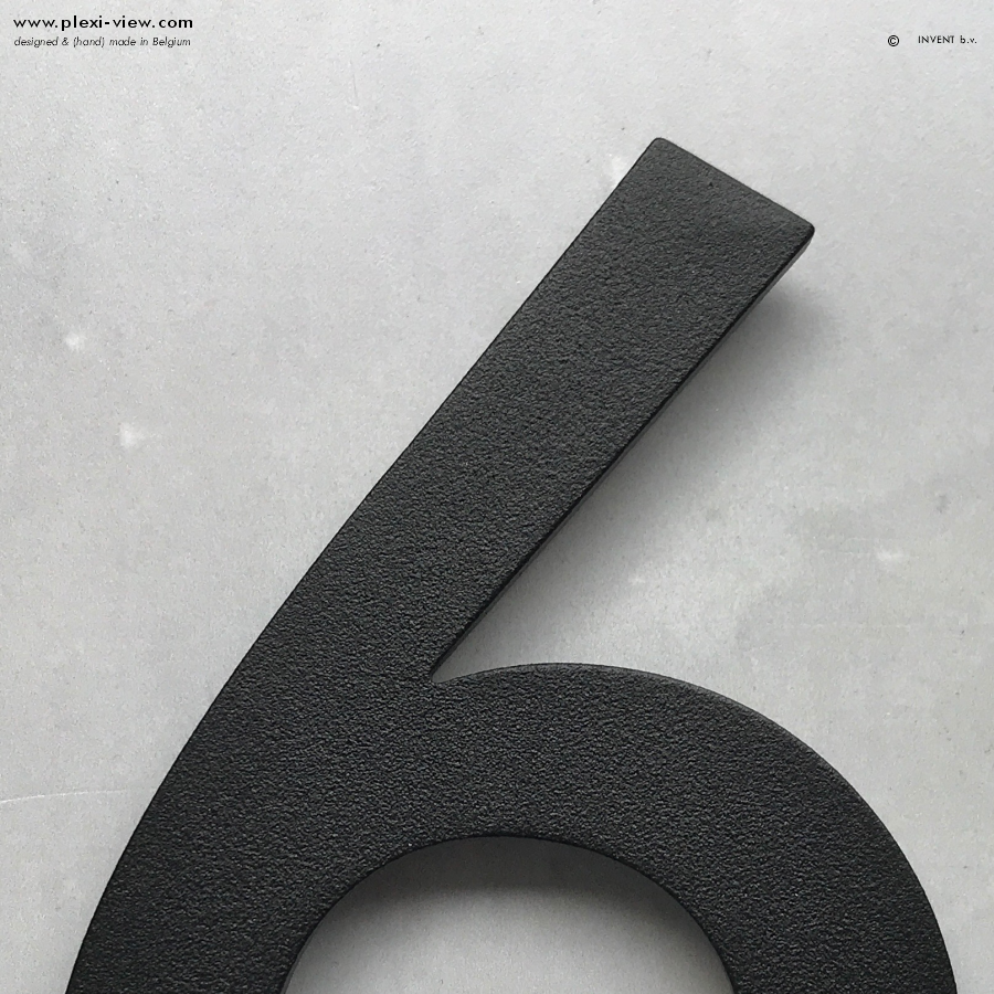 Hausnummer 2D 25cm Handwerklich gefräst