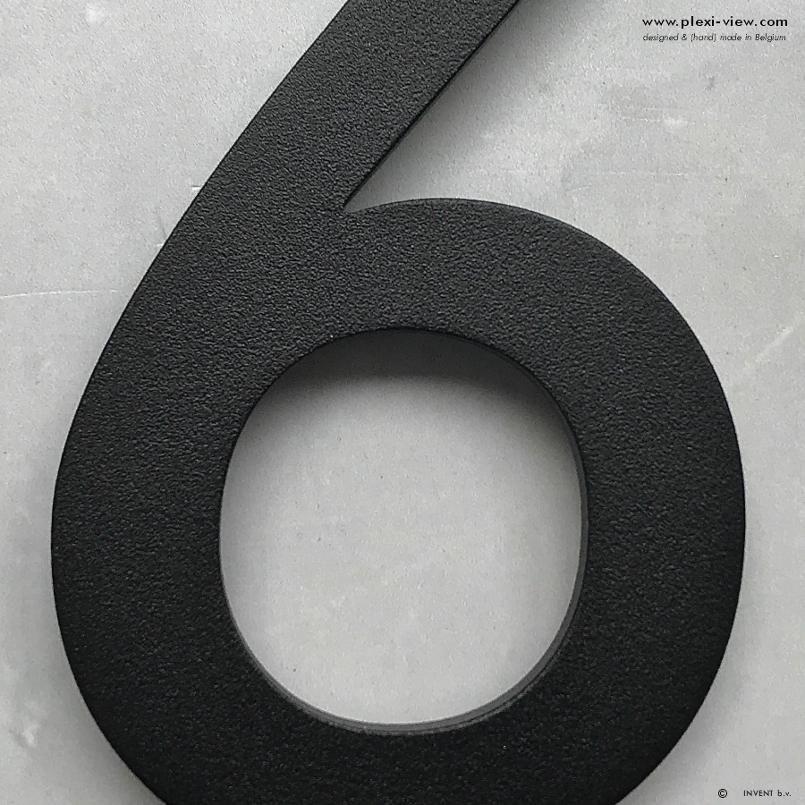 House Number 2D 25cm Artisan Milled