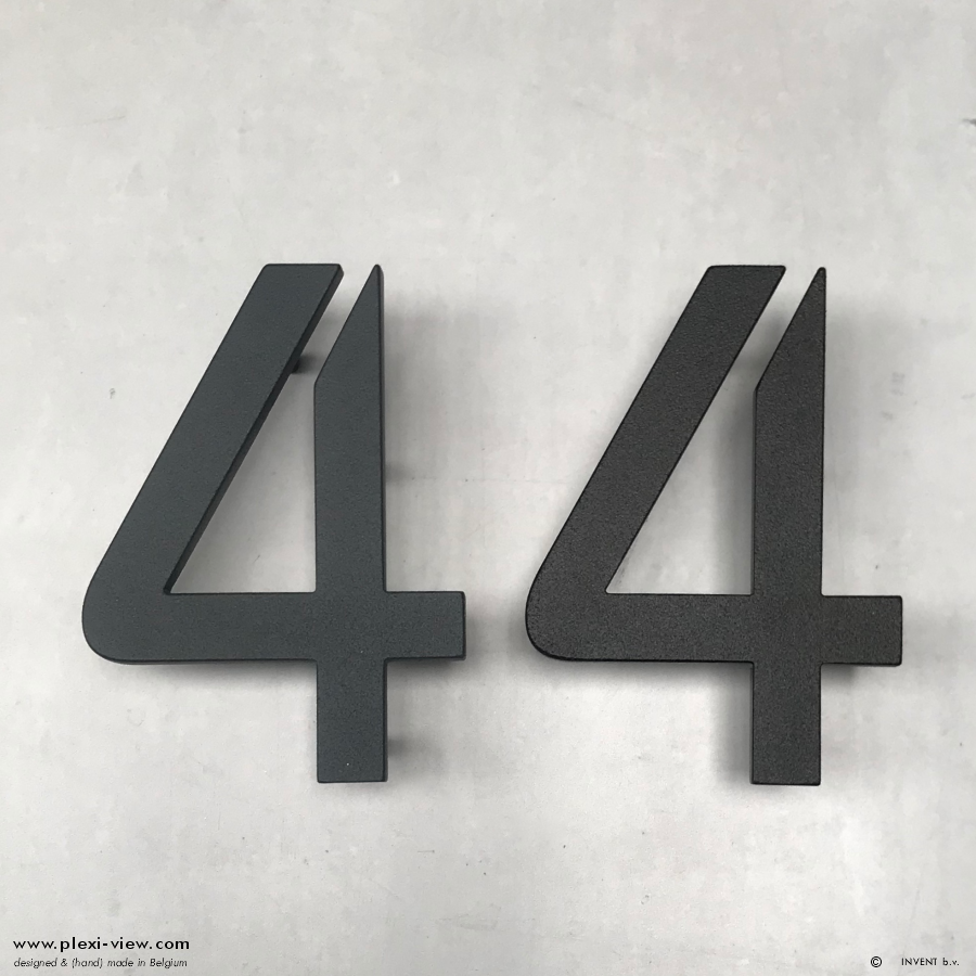 Numero civico 2D 20cm – Fresato artigianalmente