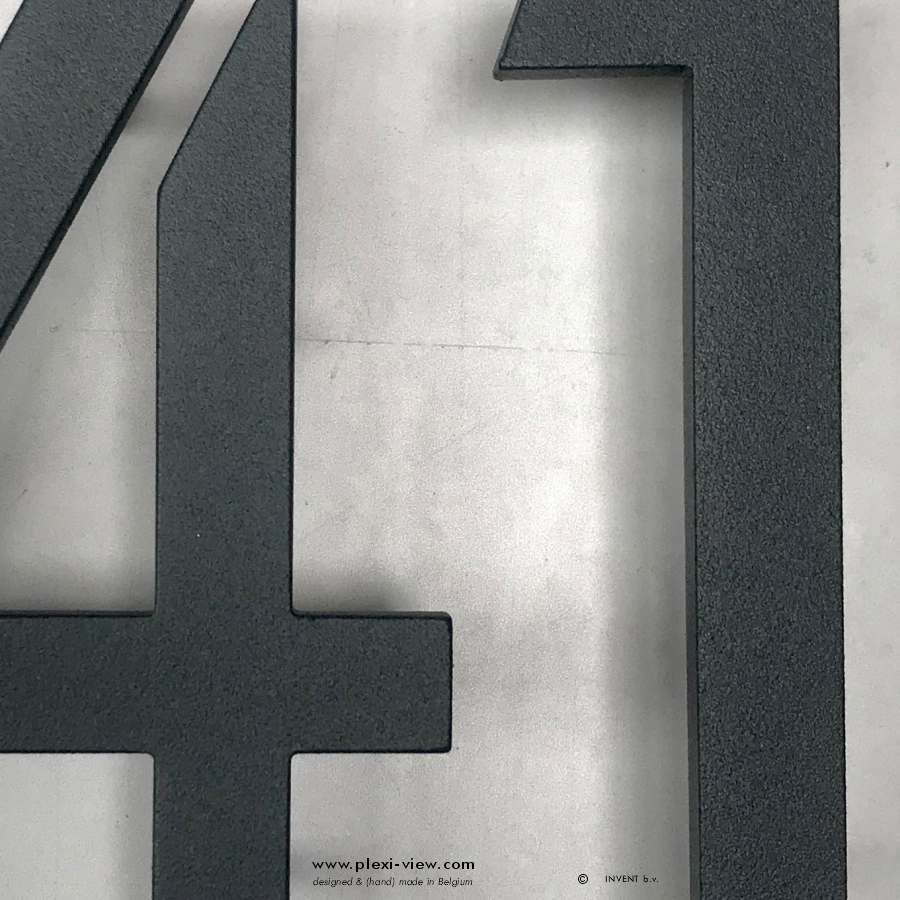 House Number 2D 15cm Artisan Milled