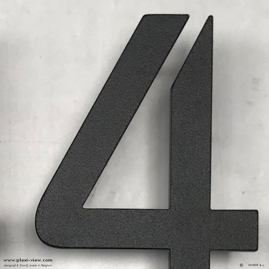 NUMERO DE MAISON 2D 15cm  Fraisé artisanalement