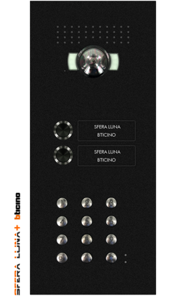 Video Parlofonie SFERA LUNA+2 Push-buttons keypad High-End Bticino (350030)