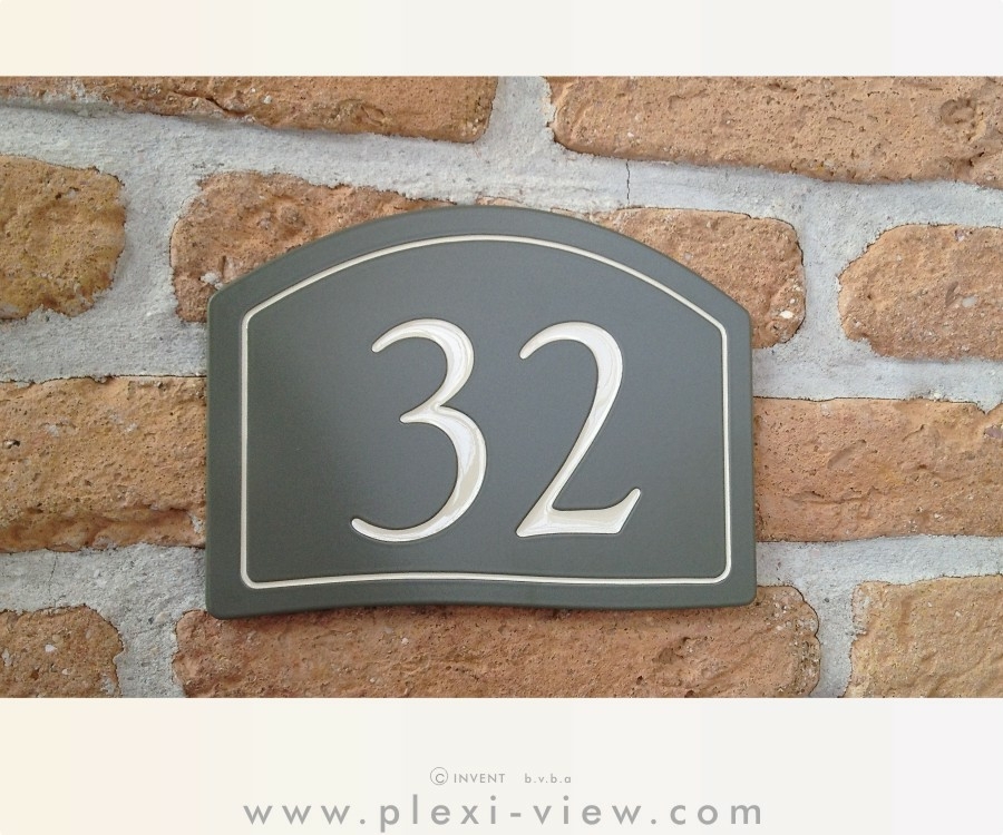 HOUSE SIGN DUO STYLE NUMBER HOUSE SIGN DUO STYLE NUMBER