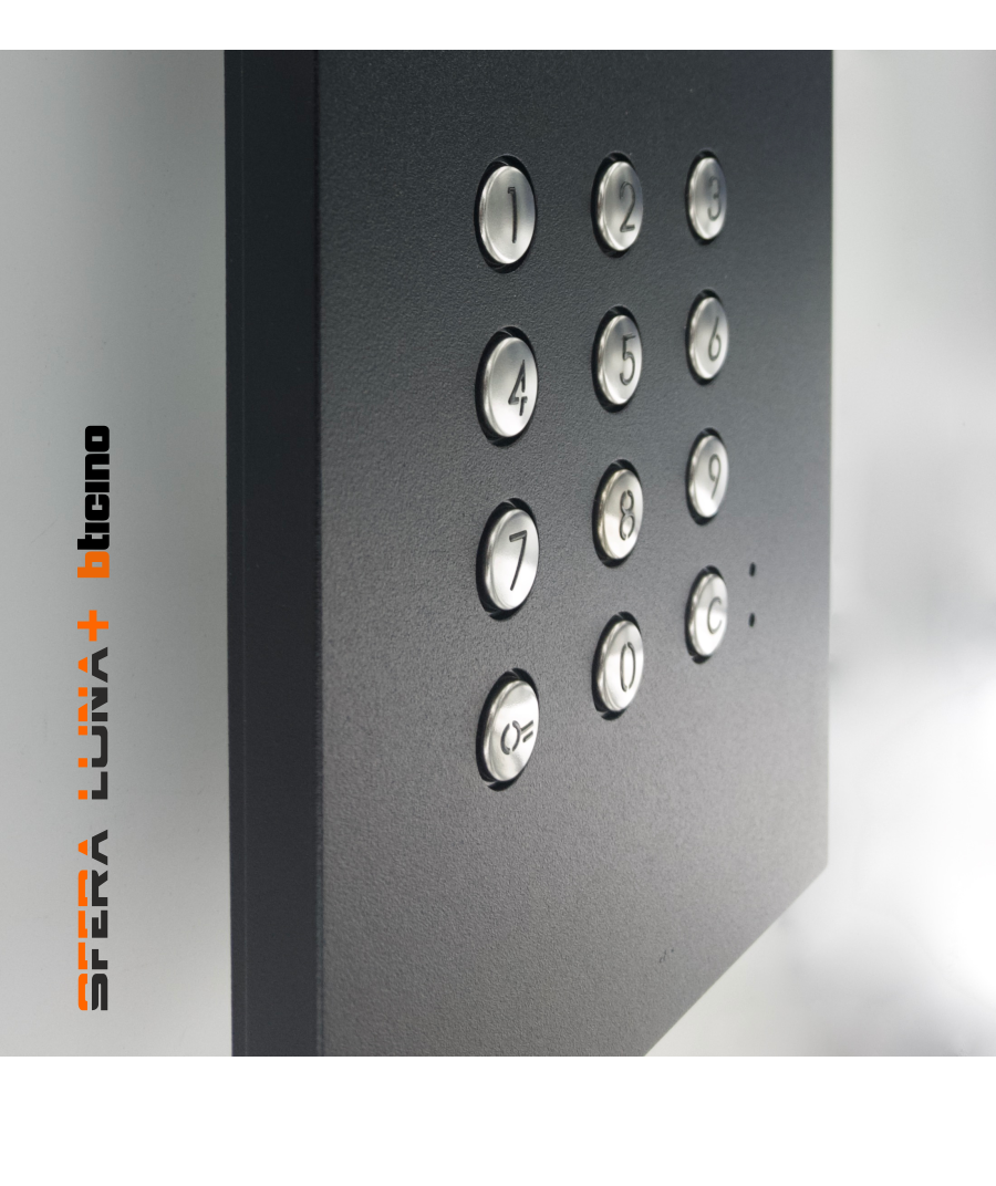 Video Parlofonie SFERA LUNA+2 Push-buttons keypad High-End Bticino (350030)