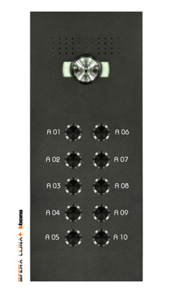 VIDEO-SPRECHANLAGEN HIGH-END BTICINO SFERA LUNA +10