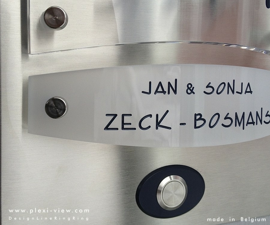 HOUSE SIGN doorbell with name NAME DCC