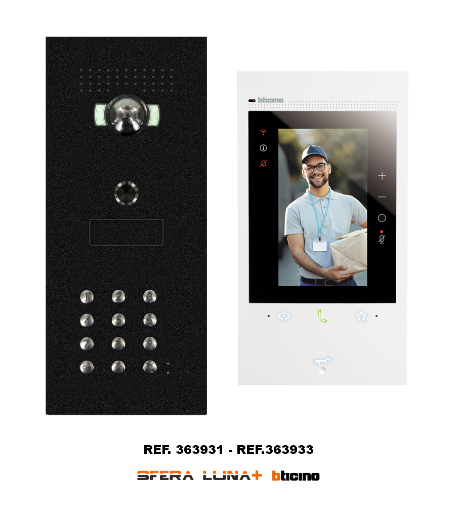 Kit with LUNA outdoor station with keypad and Class 300EOS with Netatmo ref.363931 Kit with LUNA outdoor station with keypad and Class 300EOS with Netatmo ref.363931