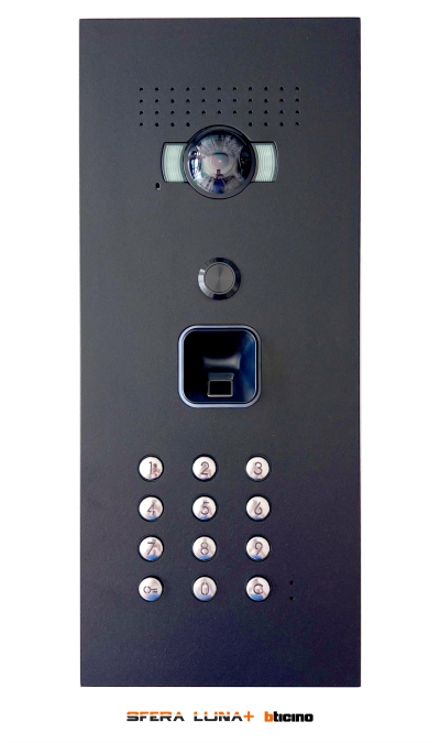 SFERA LUNA+ NEW Frontale per pulsantiera videocitofonica di Bticino con tastiera numerica e numero civico inciso (350030)