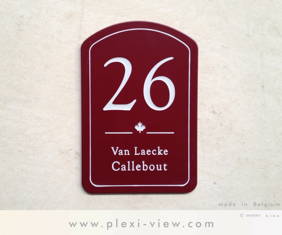NUMERO DE MAISON COTTAGE VERTI NUMERO DE MAISON COTTAGE VERTI