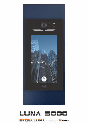LUNA 5000 PREMIUM video front panel + base for module 345000 Bticino