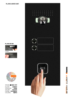 SFERA LUNA+ EKEY S-LINE 02 Lecteur d'empreinte Module haut de gamme vidéo-parlophonie BTicino