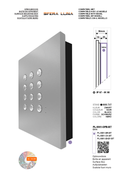 Scatola fuori muro  SFERA LUNA  1MODUL