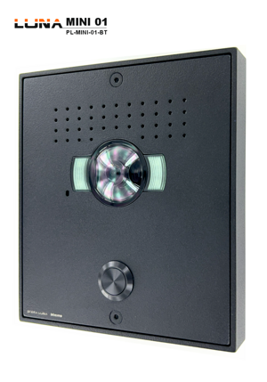 2 wires video entrance panel high-end SFERA LUNA MINI 01 Bticino 