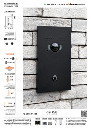 Video Intercom High-End Bticino LUNA PURE