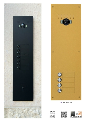 Custom order form ┃ Sfera Luna panels for BTicino video door entry