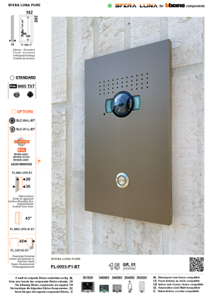 Video Intercom High-End Bticino LUNA PURE