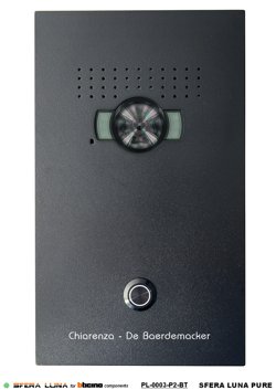  SFERA LUNA PURE Name  Video Intercom High-End Bticino (350020)