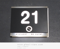 HOUSE SIGN LED DOORBELL & NAME, UCR