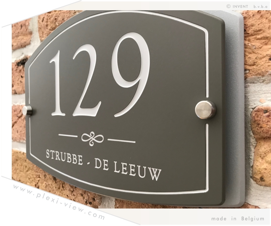 NUMERO, plaque DE MAISON COTTAGE COUNTRY REAL-TIME EDITOR