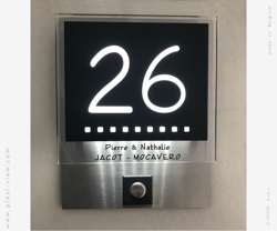NUMERO DE MAISON LED LUMI UC & ringring