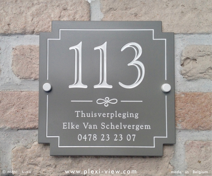 NUMERO DE MAISON COTTAGE QUARTI