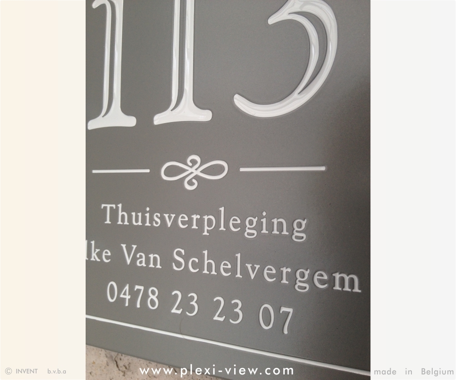 NUMERO DE MAISON COTTAGE QUARTI