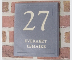 House sign Stone Style 02