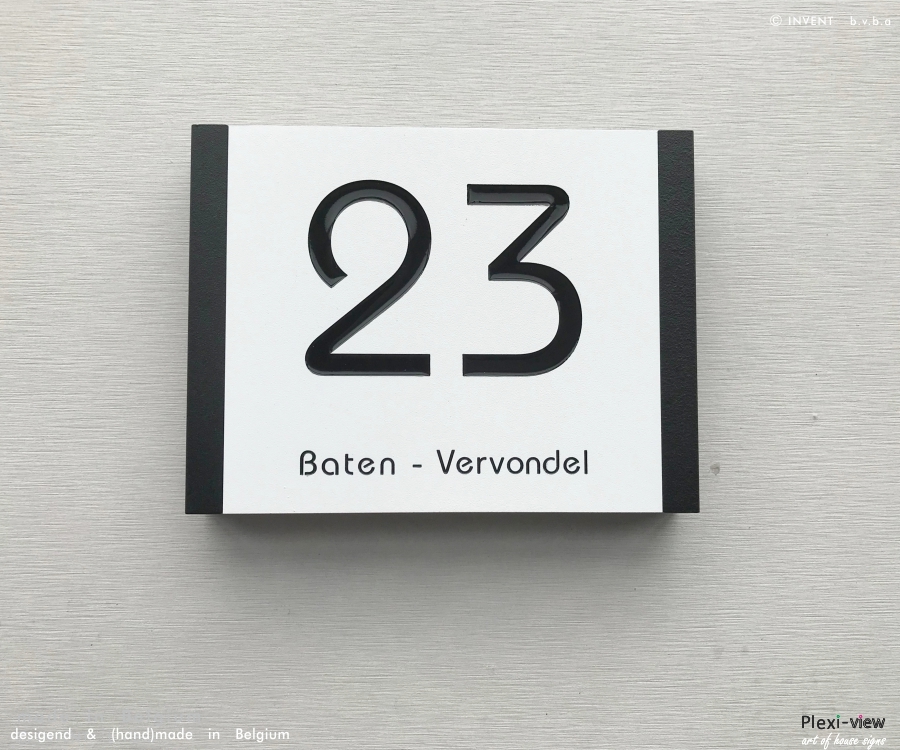 Numéro de maison Modern Small CITY 01 Numéro de maison Modern Small CITY 01